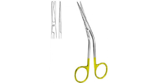 BARRAQUER, Micro-Scissors, 180mm, curved, round handles- ritterimplants